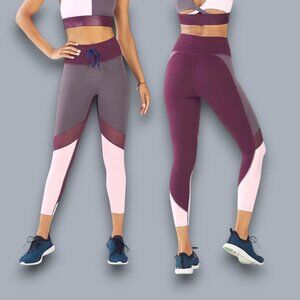 FABLETICS Define PowerHold High-Waisted 7/8 Leggings Women's Sz L Athletic Leggi